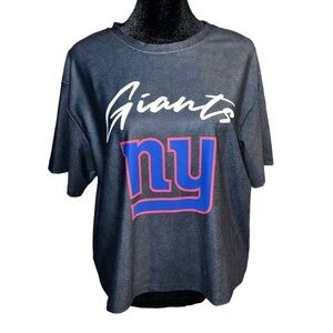 NFL New York Giants cropped T-shirt size medium NWT